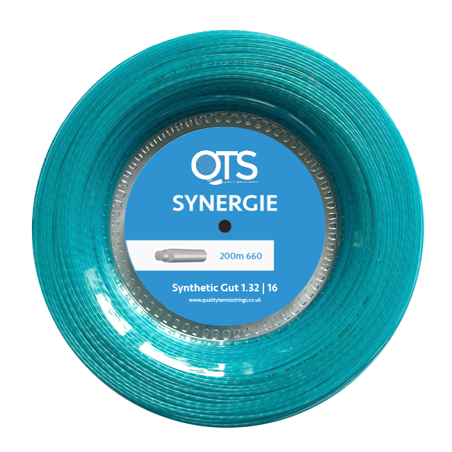 Synergie High-Tech Synthetic Gut Pro Tennis String (1.32 200m) - Quality Tennis  Strings